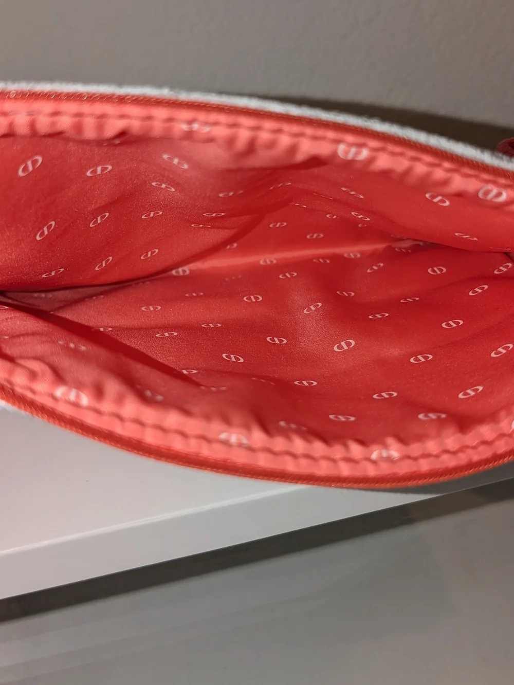 Christian Dior Coral & White Wristlet GWP Limited Edition 2024